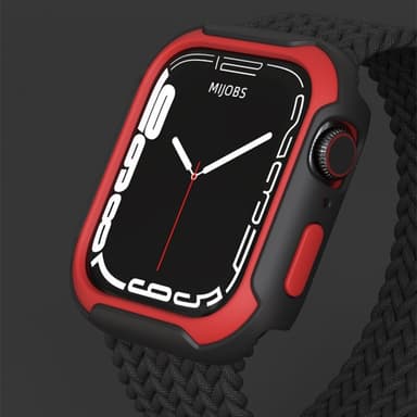 Suojakotelo Silikoni/TPU Punainen 44/45 mm Apple Watch SE/4/5/6/7/8