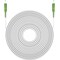 Valokuitukaapeli (FTTH), Singlemode (OS2) Valkoinen, valkoinen (Simplex), 5 m