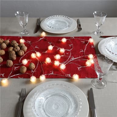 Goobay 20 LED-valosarja ""Lumipallo""