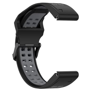 Kellon rannekoru Musta 22 mm Garmin Fenix 7/7 Solar/6 GPS/6 Sapphire GPS/Forerunner 955/COROS VERTIX