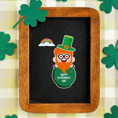St Patrick s Day klistermärken i 6 delar
