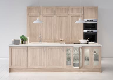 Epoq Shaker Natural Oak laatikon etulevy keittiöön 80x26