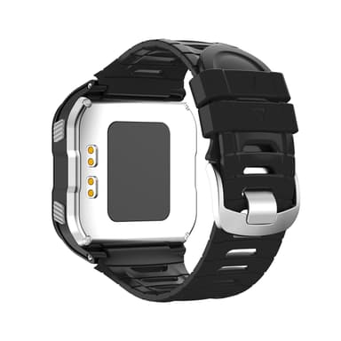Kellon hihna silikonia Musta Garmin 920XT