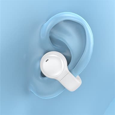 Korvattomat kuulokkeet Bluetooth 5.2 Valkoinen