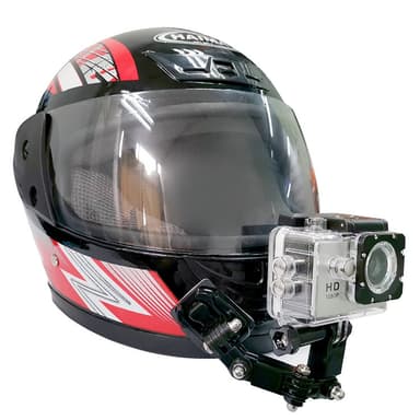 INF Sarja kypäräkiinnikkeillä toimintakameralle Musta GoPro Hero 9/8/7/5