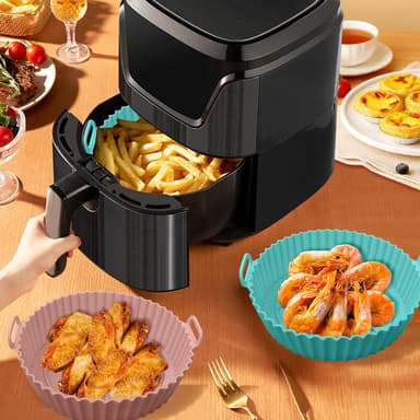 Air Fryer Silikoni Bowl Turkoosi 3.6-7.2 l