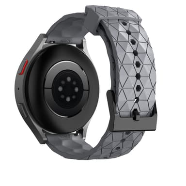 Kellon ranneke, jossa on kuvioitu kuvio Harmaa 22 mm Samsung Galaxy Watch 3 45mm/Gear S3/S3 Classic/S3 Frontier, Huawei Watch GT Runner, Huami Amazfit GTR 3, Honor Watch GS 3, Garmin Venus 2