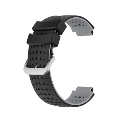 Kellon hihna silikonia Musta Garmin Forerunner 220, 230, 235, 630, 620, 735XT, Approach
