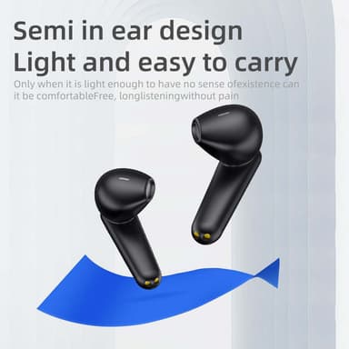 Langattomat kuulokkeet Bluetooth 5.2 Musta