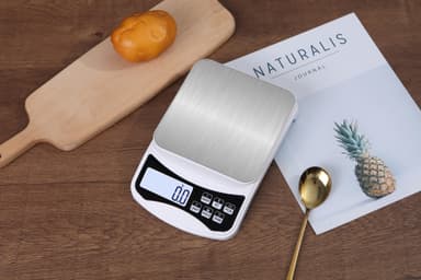 Digitaalinen keittiövaaka 5 kg / 0,1 g Valkoinen