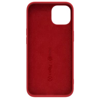 Celly Cromo pehmeä kumikotelo iPhone 14 Red