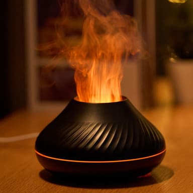 INF Flame Air Aroma Diffuser -kostutin Musta