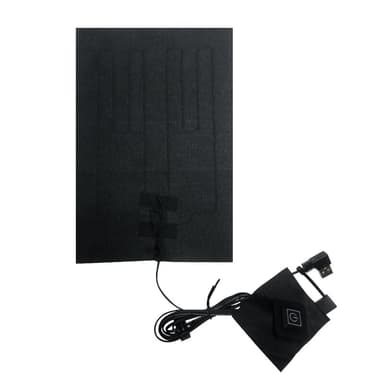 Elektrisk värmedyna för kläder Musta 16x25 cm