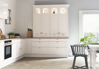 Epoq Fasett Mansion Classic White Vitriiniovi kokonai. lasi keittiöön 40x70