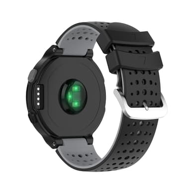 Kellon hihna silikonia Musta Garmin Forerunner 220, 230, 235, 630, 620, 735XT, Approach