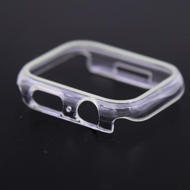 Valoisa kotelo näytönsuojalla Valkoinen Apple Watch Series 7/8