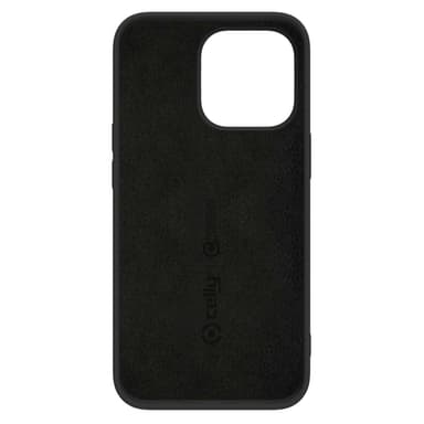 Celly Cromo Pehmeä kumikotelo iPhone 14 Pro Max Sv