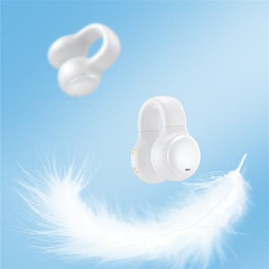 Korvattomat kuulokkeet Bluetooth 5.2 Valkoinen