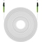 Valokuitukaapeli (FTTH), Singlemode (OS2) Valkoinen, valkoinen (Simplex), 2 m