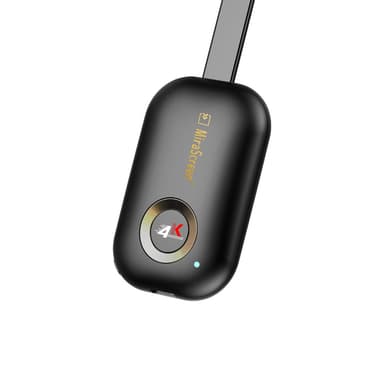Langaton HDMI-dongle-vastaanotin 5G/2.4G 4K G9 Plus Musta
