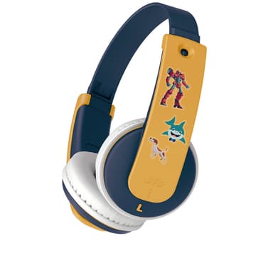 JVC Headphone KD10 On-Ear Wireless 85dB Yellow/Blue