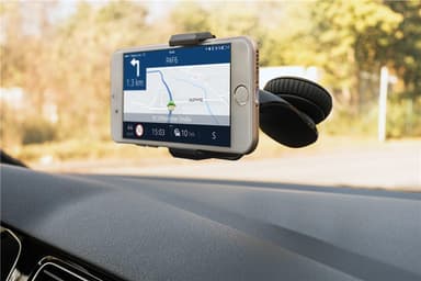 Goobay Autoon asennettava imukuppiteline älypuhelimille