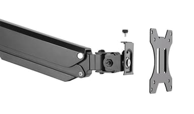 OFFICE Single Mount Gas Spring Monitor Arm tilt 17""-32""