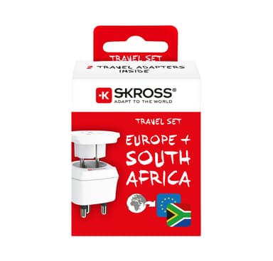 SKROSS Sähkösovitin Etelä-Afrikka / Eurooppa