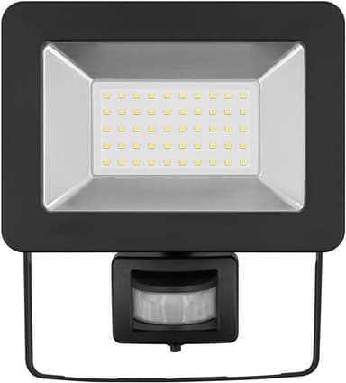 LED-strålkastare för utomhusbruk, 50 W, med rörelsedetektor