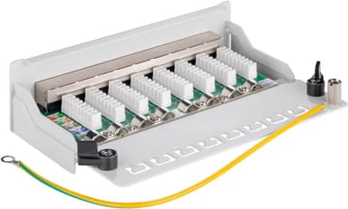 Goobay CAT 5e mini / pöytäliitäntäpaneeli, 8 porttia