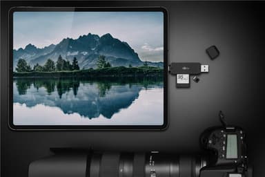 Goobay USB 3.0 - USB-C ™ 2-in-1 -kortinlukija