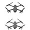 Vaihtelevat dronepotkurit hiljaiset kevyet 1 pari Harmaa DJI Mavic 2 Pro