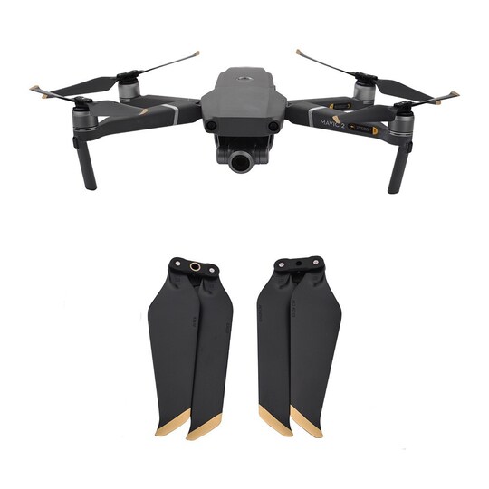 Vaihtelevat dronepotkurit hiljaiset kevyet 1 pari Kulta DJI Mavic 2 Pro