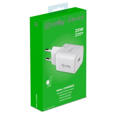 Celly USB-laturi USB-C PD 20W