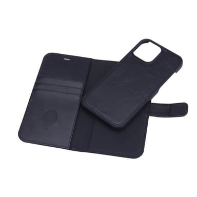 RADICOVER Strålningsskydd Mobilfodral Skinn iPhone 13 Pro Max 2in1 Magnetskal Svart RFID