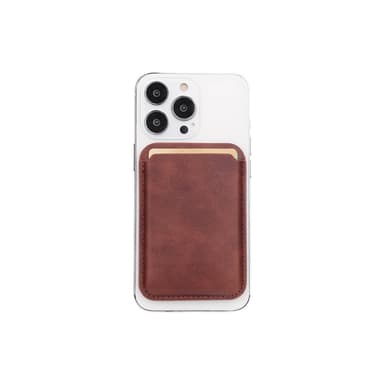ONSALA Magneettinen Korttitasku Ruskea iPhone 12