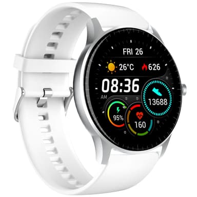 Smartwatch HR IP67 Vit 1,28"" display