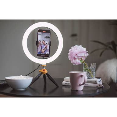 LED-Belysning Ring Light Selfie 10""