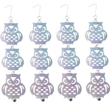 Pöllön muotoinen heijastava variksenpelätin 4 Pack