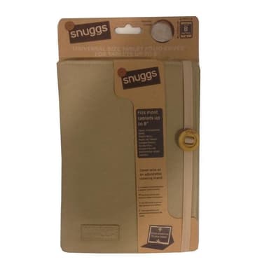 SNUGGS Tablet Cover Universal 8"" Beige Mocca Sisäv. Villaa