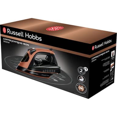 Russell Hobbs Höyrysilitysrauta Copper Express Iron