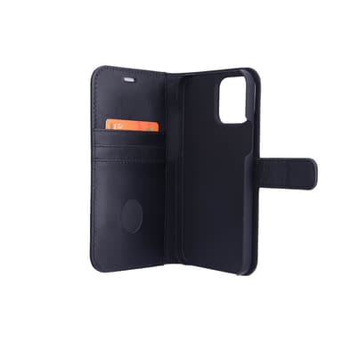 RADICOVER Strålningsskydd Mobilfodral Skinn iPhone 13 Pro Max 2in1 Magnetskal Svart RFID