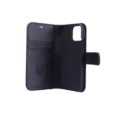 RADICOVER Strålningsskydd Mobilfodral Skinn iPhone 13 Mini 2in1 Magnetskal Svart RFID