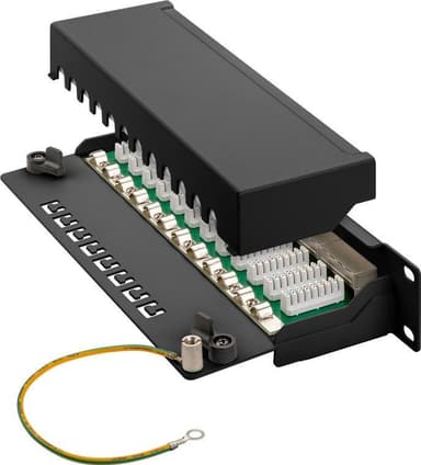 Goobay CAT 6 10 tuuman (25,4 cm) patch-paneeli, 12 porttia