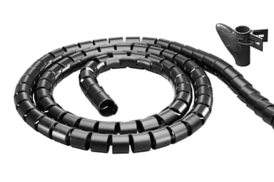 Nylon wire tube, 25mm diameter tool included, 2.5m, black