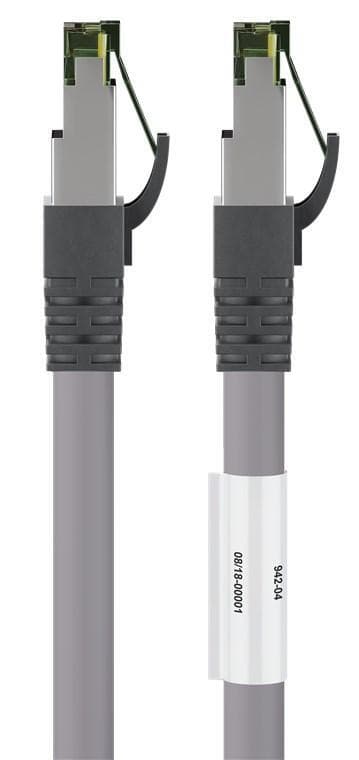 Goobay RJ45 (CAT 6A, 500 MHz) patch-kaapeli CAT 8.1 S / FTP-raakakaapelilla, 15294