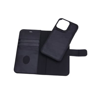 RADICOVER Strålningsskydd Mobilfodral Skinn iPhone 13 Pro 2in1 Magnetskal Svart RFID