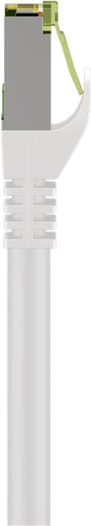Goobay RJ45 patch-kaapeli CAT 8.1 S/FTP raakakaapelilla, AWG 26, valkoinen