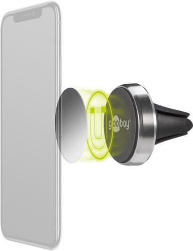 Goobay Magneettikiinnitys Metal Slim Design älypuhelimille (35mm)
