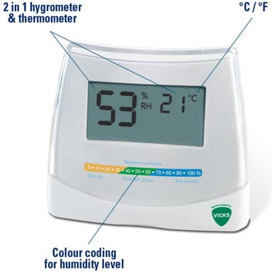 2 in 1 Hygrometer & Termometer